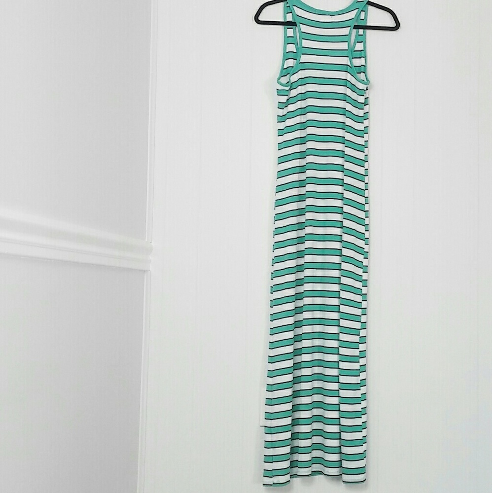Active Basic Striped Maxi Dress L - image 4